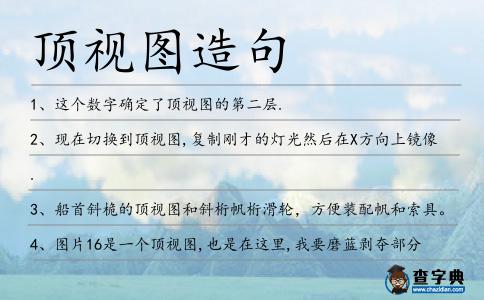 頂視圖造句