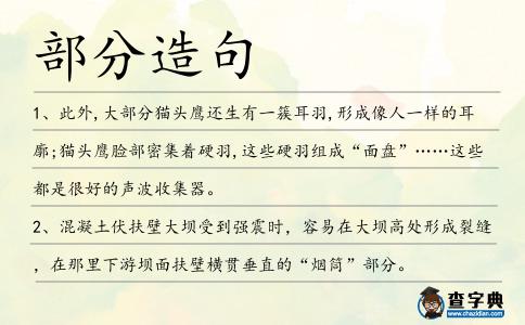 部分造句