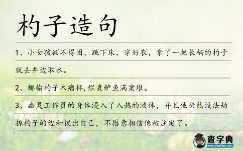 杓子造句