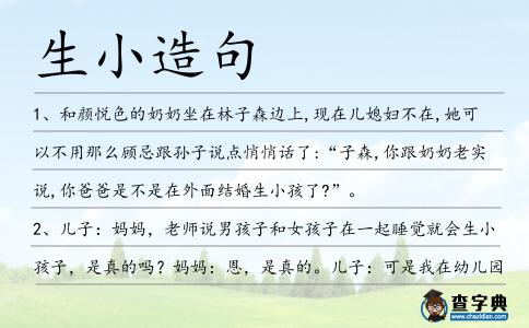 生小造句