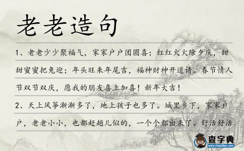 老老造句