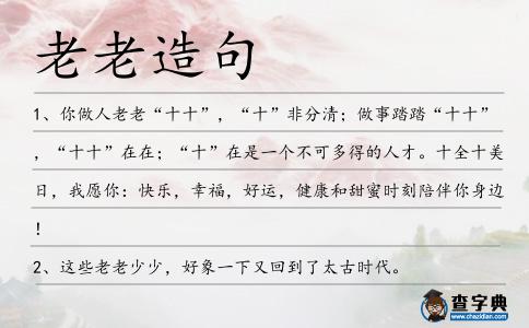 老老造句