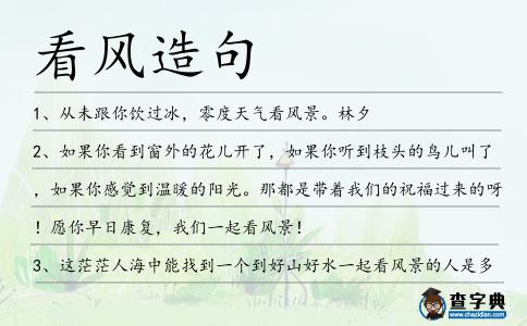 看風造句