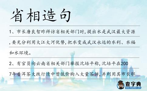 省相造句
