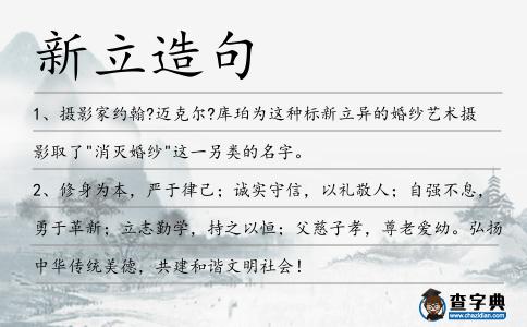 新立造句