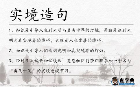 實(shí)境造句