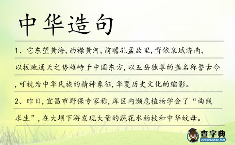 中華造句