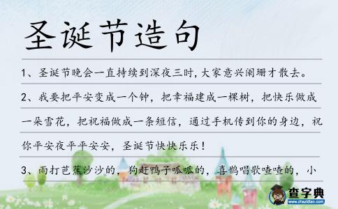 圣誕節(jié)造句