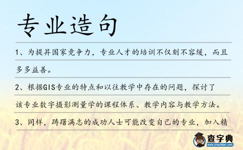 專業造句