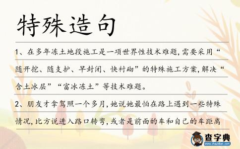 特殊造句