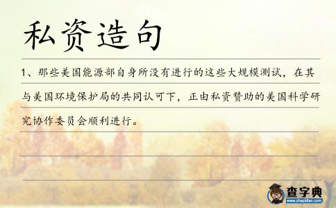 私資造句