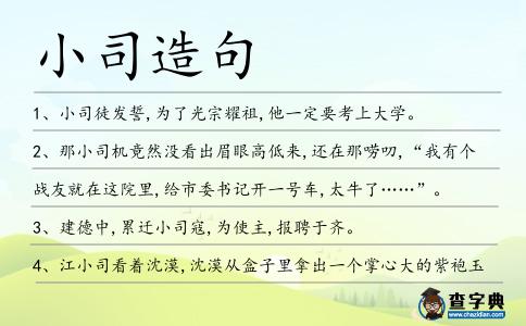 小司造句