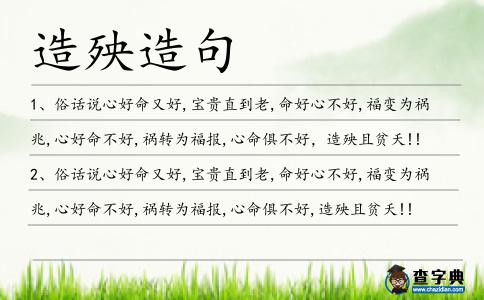 造殃造句