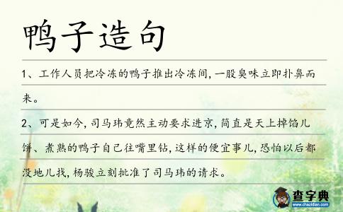 鴨子造句
