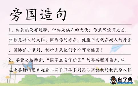 旁國(guó)造句