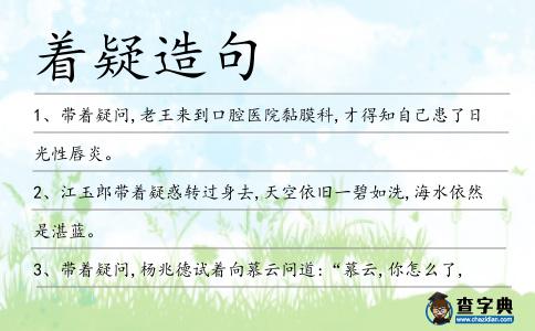 著疑造句
