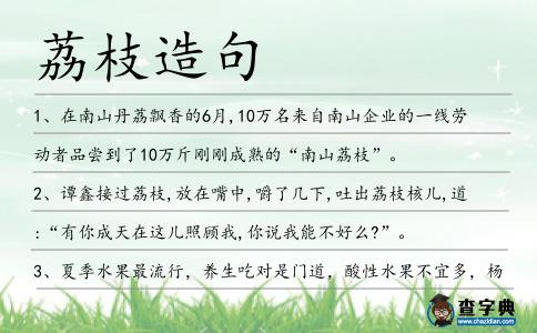 荔枝造句