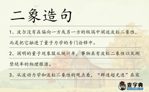 二象造句