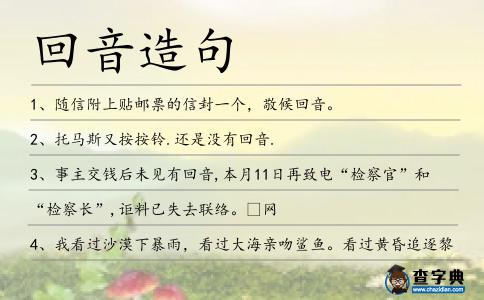 回音造句