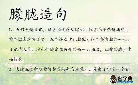 朦朧造句
