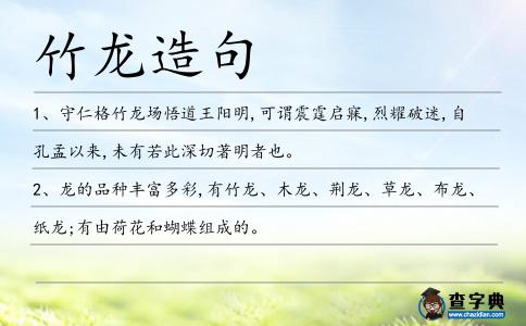 竹龍造句