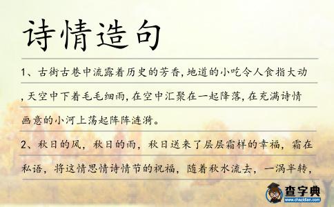 詩情造句