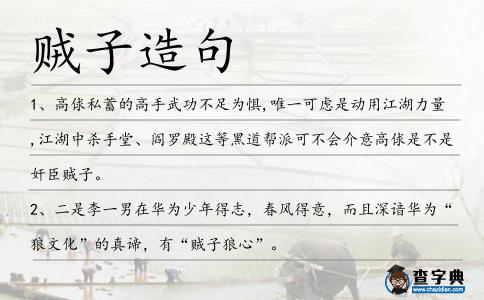賊子造句