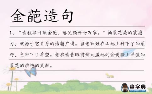 金葩造句