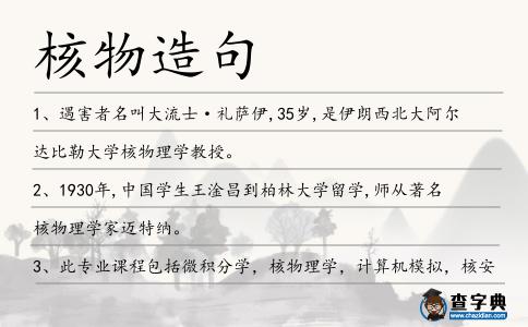 核物造句