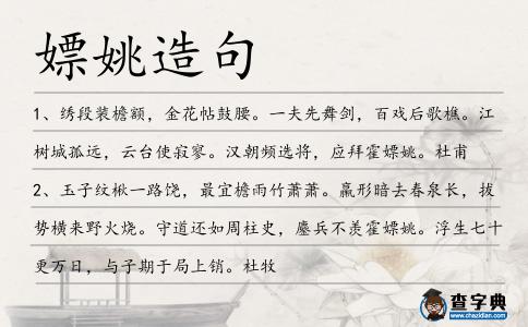 嫖姚造句