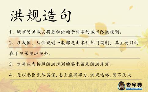 洪規造句