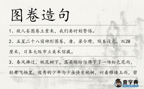 圖卷造句