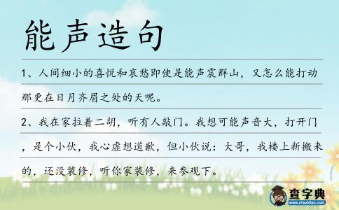 能聲造句