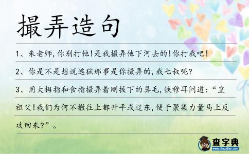 撮弄造句