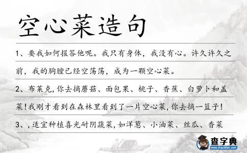 空心菜造句