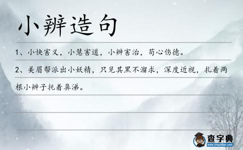 小辨造句