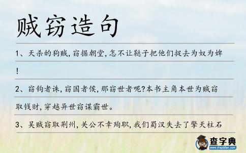賊竊造句