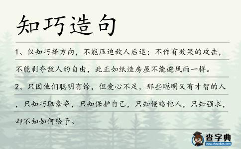 知巧造句