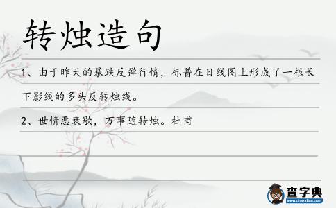 轉(zhuǎn)燭造句