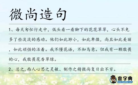 微尚造句