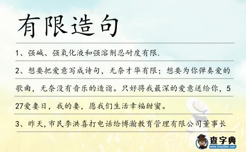 有限造句