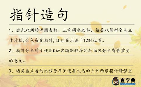 指針造句