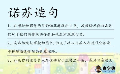 諾蘇造句