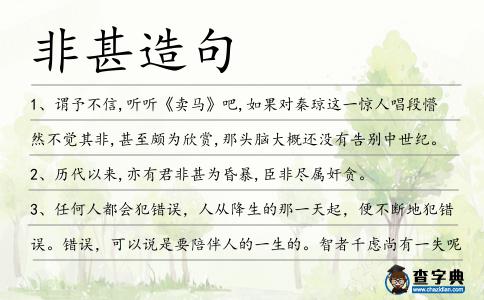 非甚造句