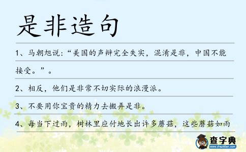 是非造句