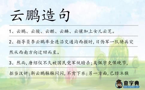 云鵬造句