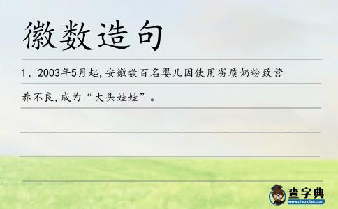 徽數造句