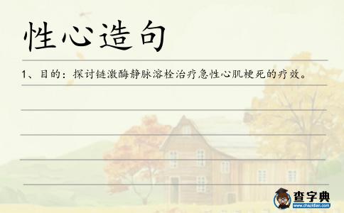 性心造句