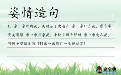 姿情造句
