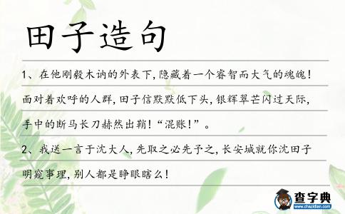 田子造句